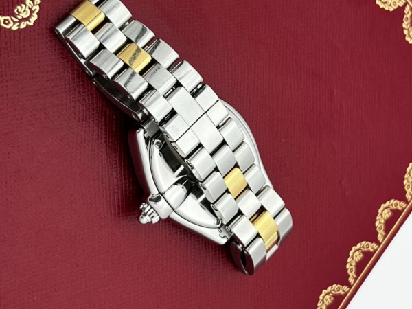 Cartier Roadster Damen Uhr Stahl Gold 18K
