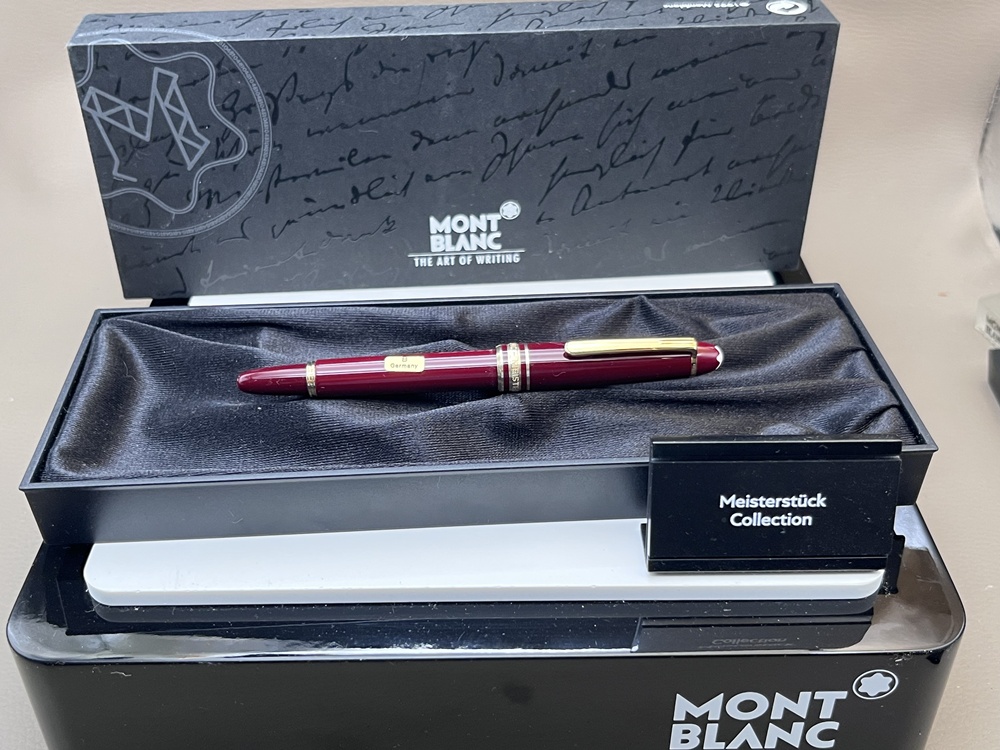 Montblanc Meisterstück Mozart bordeaux Füller No. 117