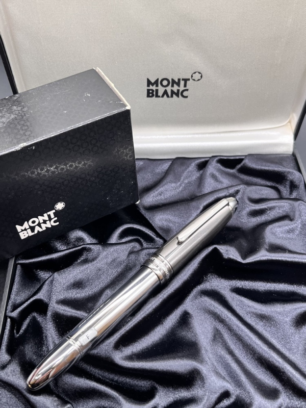 MONTBLANC Doue Hematit Le Grand Füller 18K -F- Full Set unbenutzt Top Zustand