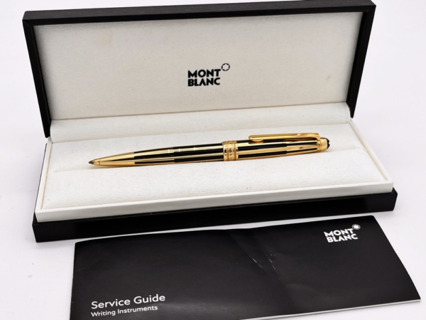 Montblanc black & gold Kugelschreiber