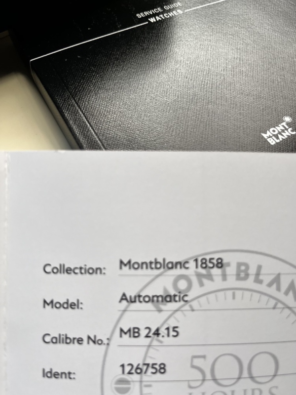 MONTBLANC 1858 Collection Ceramik Automatik – Bild 8