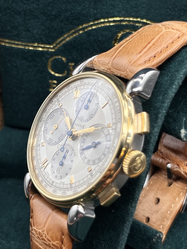 Chronoswiss - Classic Chronographe CH7442 neues Lederarmband – Bild 13