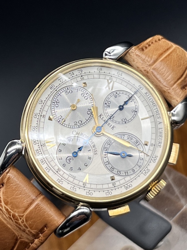 Chronoswiss - Classic Chronographe CH7442 neues Lederarmband – Bild 9