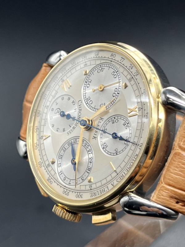 Chronoswiss - Classic Chronographe CH7442 neues Lederarmband – Bild 8