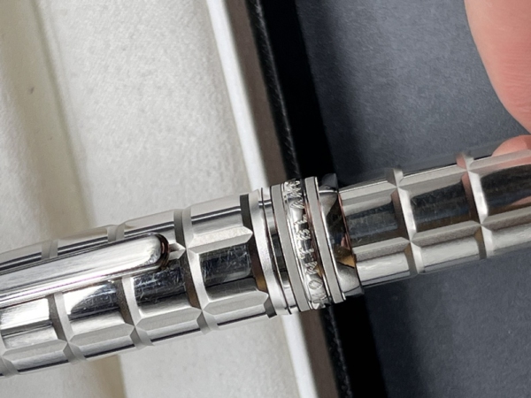 MONTBLANC MEISTERSTÜCK Le Grand Rollerball No. 162 Platinum Plated Facet – Bild 4