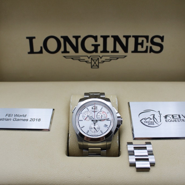 LONGINES Sport Conquest Chronograph Quarz Kaliber L441 FEI World Games Edition