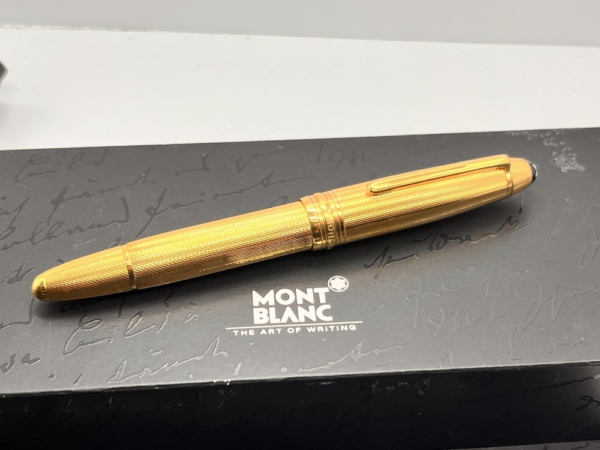 MONTBLANC Solitaire Vermeil Korn 925 Silver Le Grand Füller 18K Full Set NOS