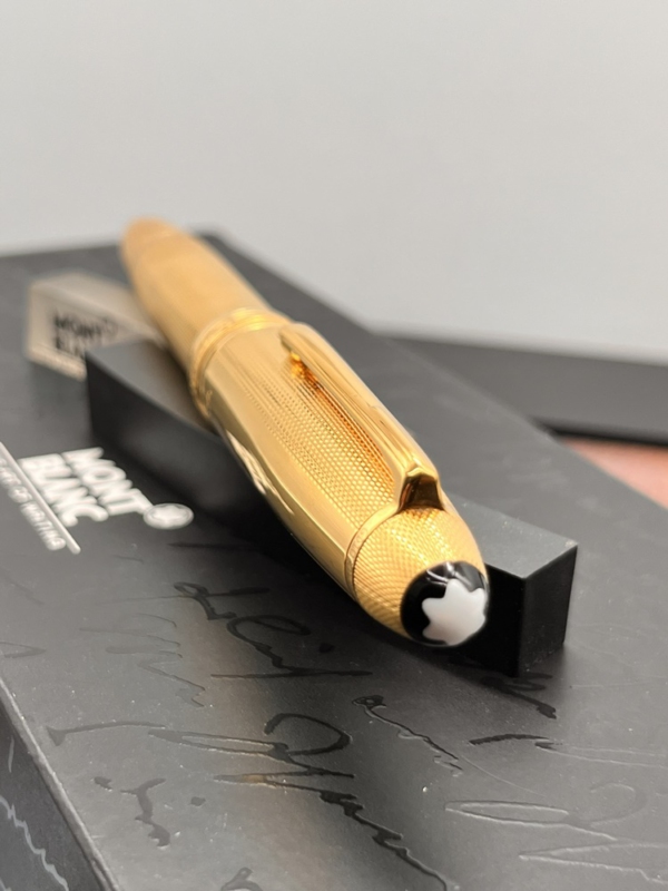 MONTBLANC MEISTERSTÜCK Le Grand Füller No. 146 Korn Solitaire Vermeil – Bild 2