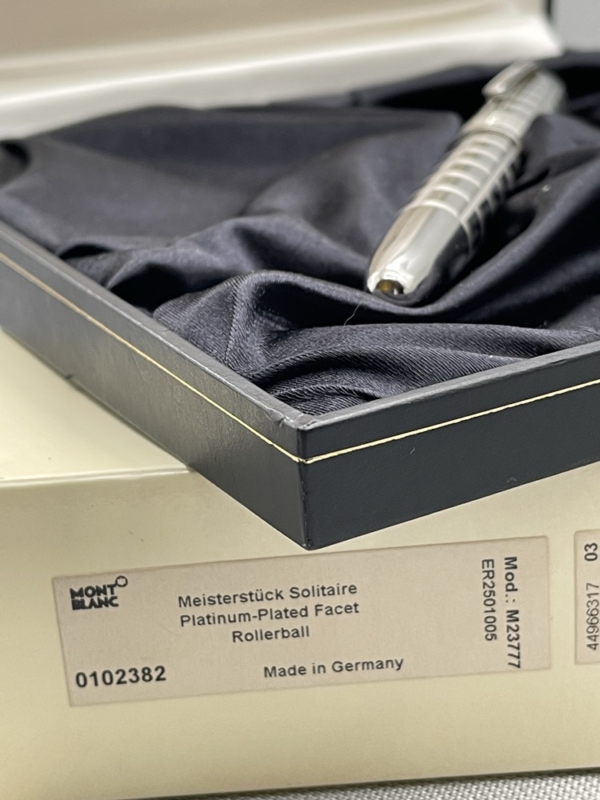 MONTBLANC MEISTERSTÜCK Le Grand Rollerball No. 162 Platinum Plated Facet – Bild 13