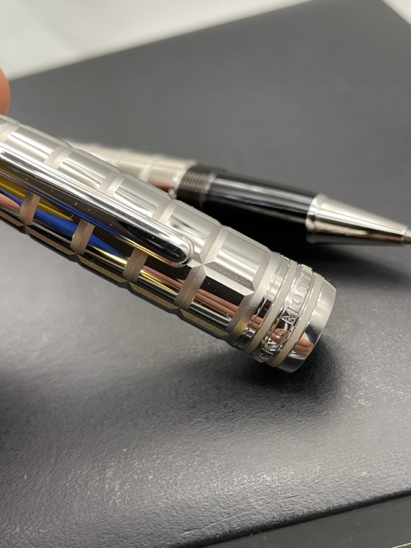MONTBLANC MEISTERSTÜCK Le Grand Rollerball No. 162 Platinum Plated Facet – Bild 11