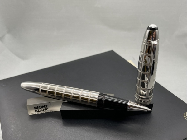 MONTBLANC MEISTERSTÜCK Le Grand Rollerball No. 162 Platinum Plated Facet