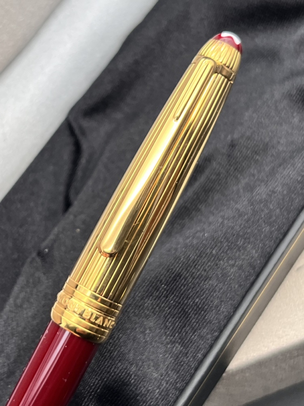 Montblanc Solitaire Doue Vermeil 925 Silber vergoldet