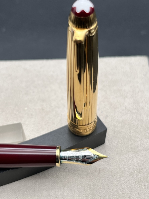 Montblanc Solitaire Doue Vermeil 925 Silber vergoldet