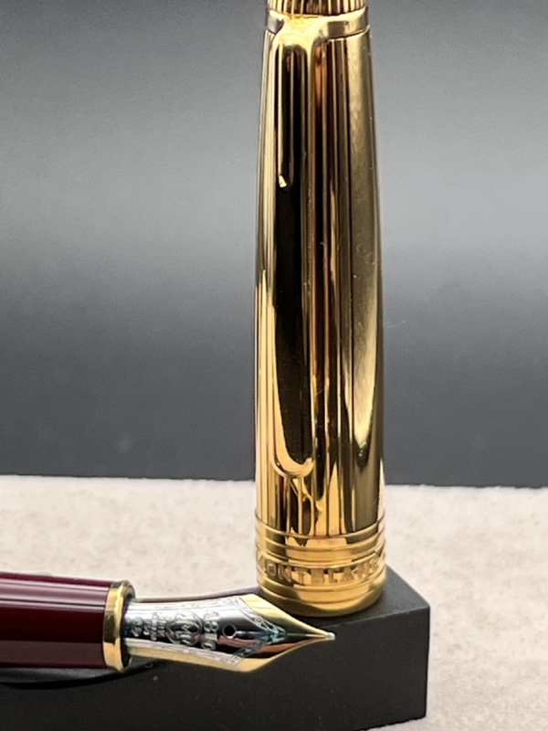 Montblanc Solitaire Doue Vermeil 925 Silber vergoldet