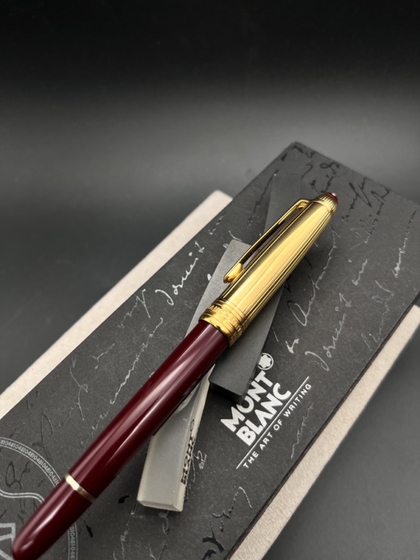 MONTBLANC MEISTERSTÜCK No. 144 Solitaire Doue Vermeil bordeaux Füller – Bild 2