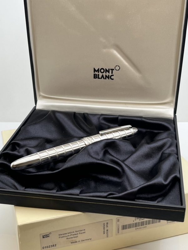MONTBLANC MEISTERSTÜCK Le Grand Rollerball No. 162 Platinum Plated Facet