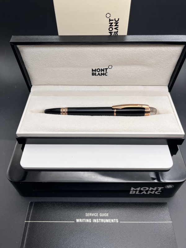 MONTBLANC Starwalker Red Gold Resin Rollerball Top - Neu im Full Set