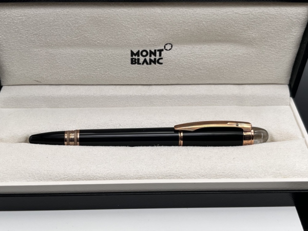 MONTBLANC Starwalker Red Gold Resin Rollerball Top - Neu im Full Set