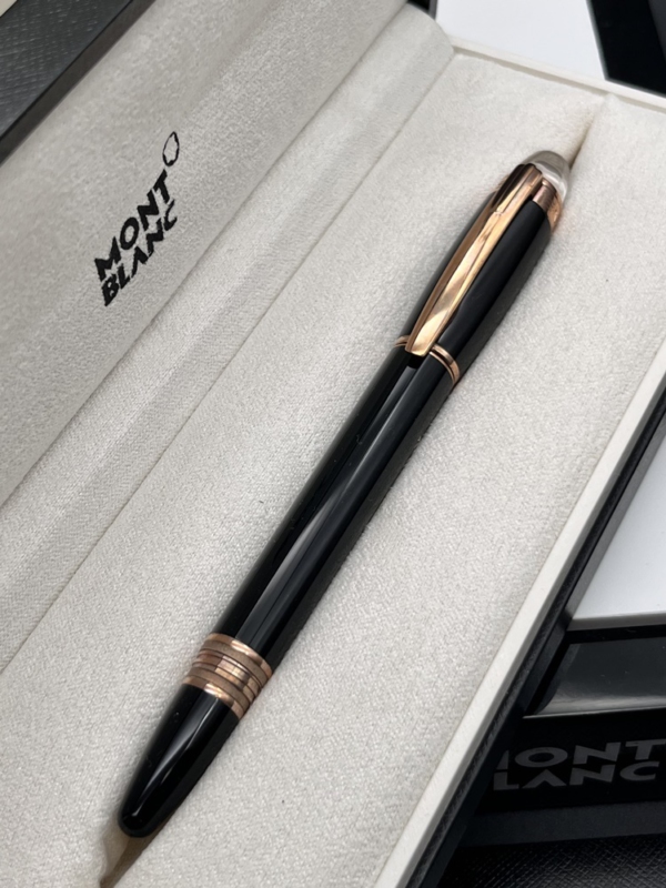 MONTBLANC Starwalker Red Gold Resin Rollerball Top - Neu im Full Set