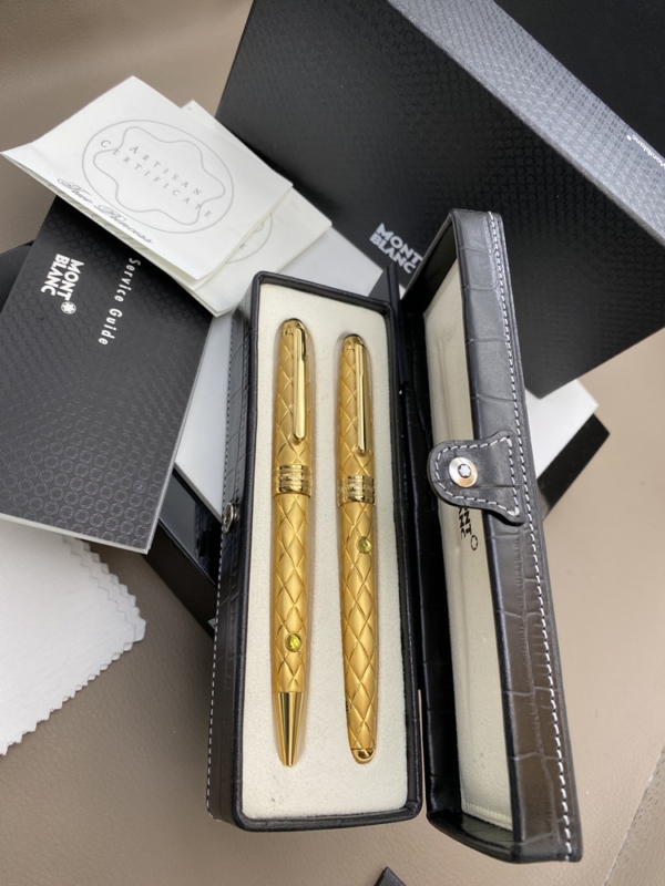 MONTBLANC Artisan Prinzessin auf der Erbse Füller & Kugelschreiber Leder Box
