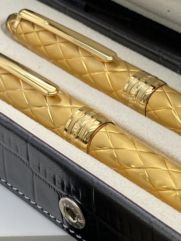 MONTBLANC Artisan Prinzessin auf der Erbse Füller & Kugelschreiber Leder Box