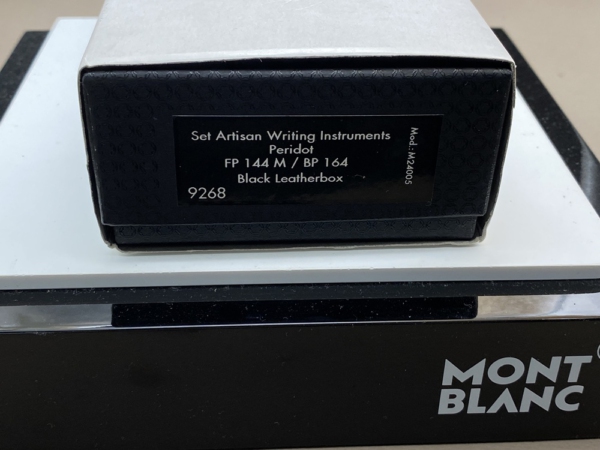 MONTBLANC Artisan Prinzessin auf der Erbse Füller & Kugelschreiber Leder Box
