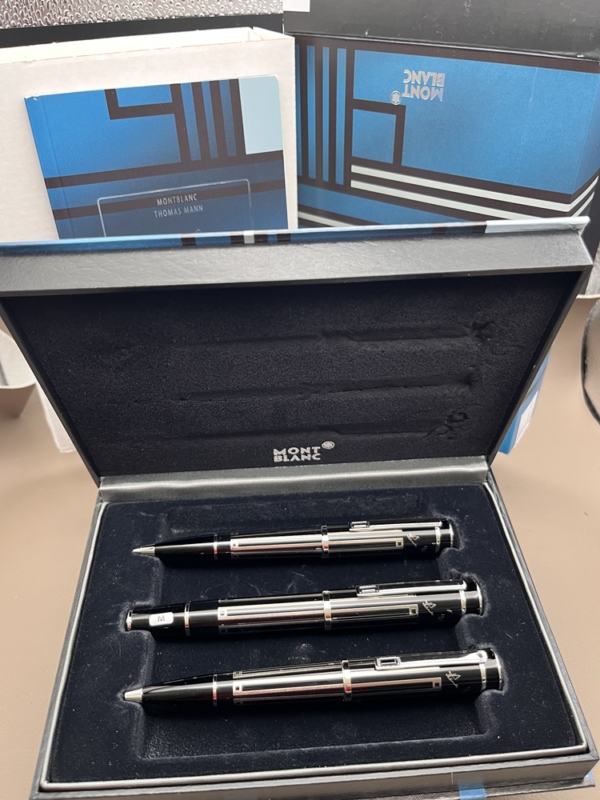 MONTBLANC Thomas Mann 3er Set Writers Edition Neu im Full Set