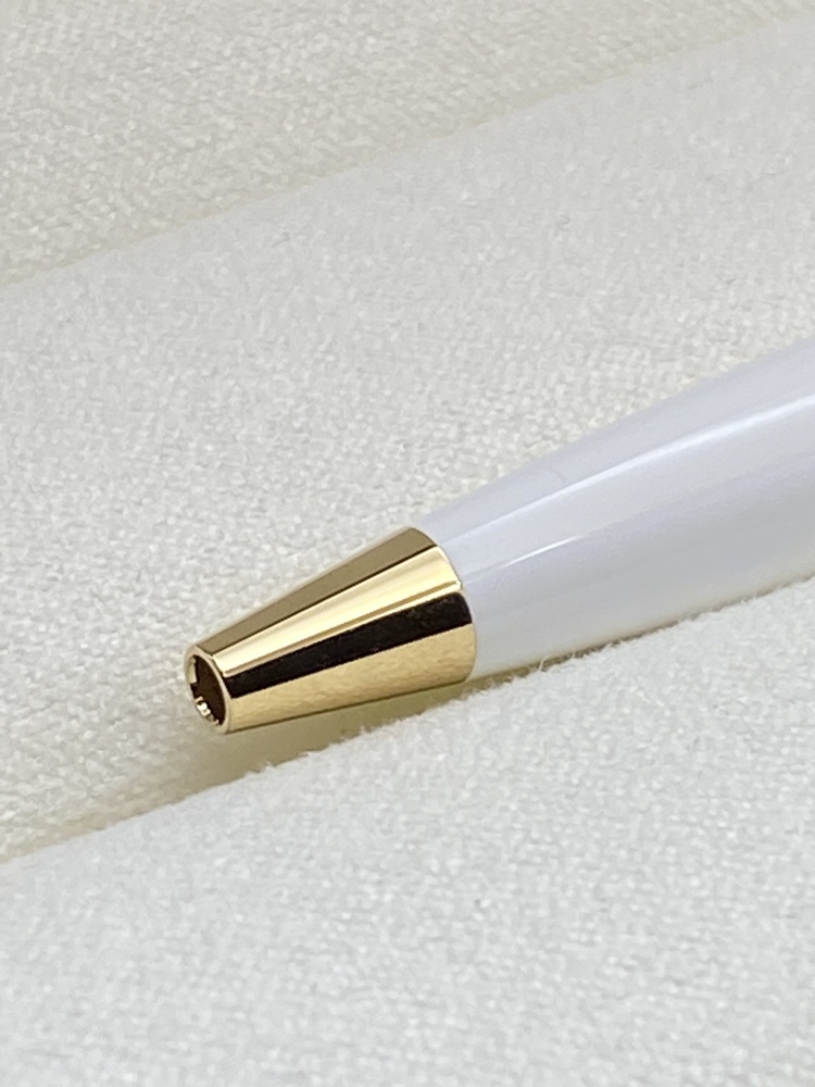 MONTBLANC Pix Collection Kugelschreiber weiß / White Gold Top Zustand wie neu Full Set Montchrono