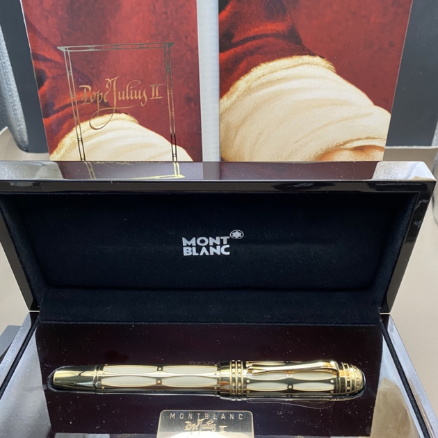 MONTBLANC POPE JULIUS EDITION PATRON OF ART 2005 FULL SET FÜLLFEDERHALTER