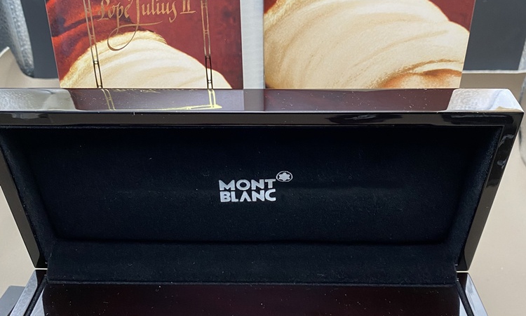 MONTBLANC POPE JULIUS EDITION PATRON OF ART 2005 FULL SET FÜLLFEDERHALTER