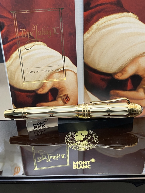 MONTBLANC POPE JULIUS EDITION PATRON OF ART 2005 FULL SET FÜLLFEDERHALTER