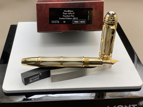 MONTBLANC POPE JULIUS EDITION PATRON OF ART 2005 FULL SET FÜLLFEDERHALTER