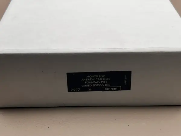 MONTBLANC Patron of Art Andrew Carnegie Limited Edition 888 – Bild 2
