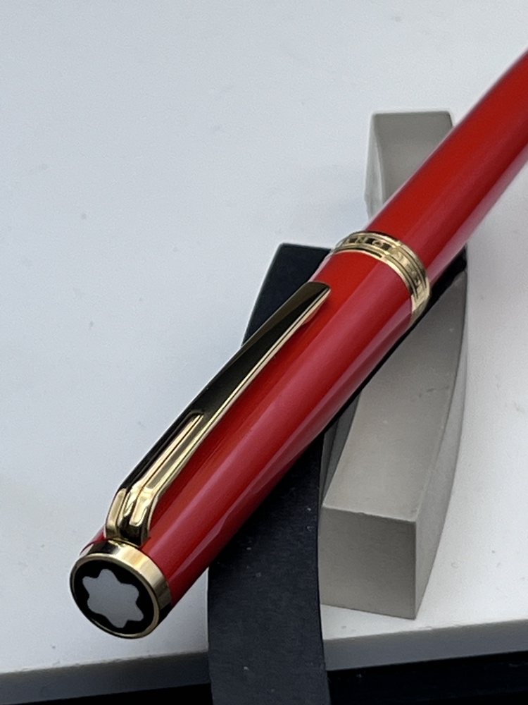 MONTBLANC Pix Collection Kugelschreiber Red / Rot Gold Top Zustand wie neu Full Set Montchrono