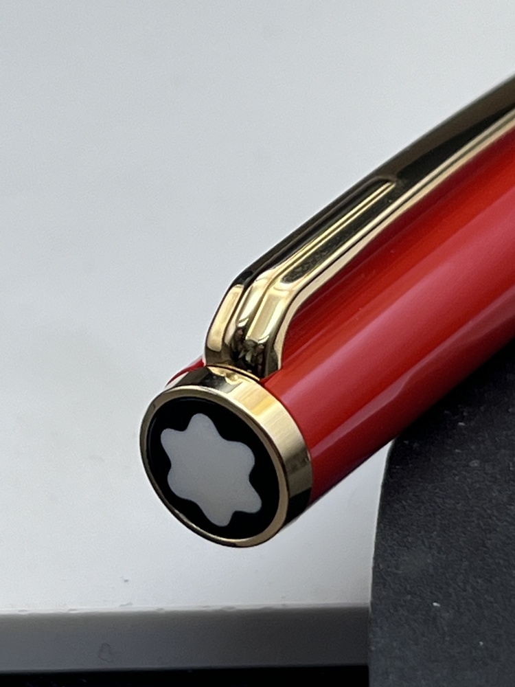 MONTBLANC Pix Collection Kugelschreiber Red / Rot Gold Top Zustand wie neu Full Set Montchrono