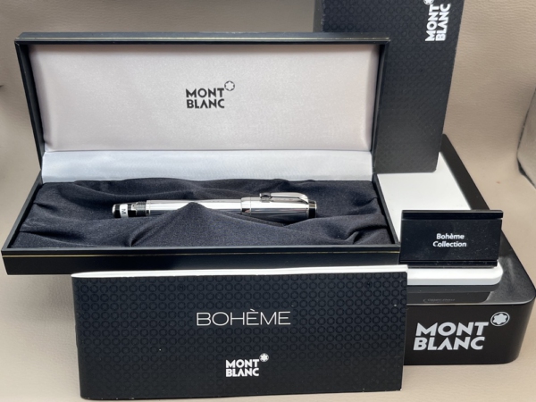 Montblanc Boheme Solitaire Steel Noir Füller - Montchrono