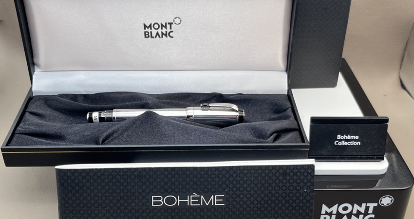 Montblanc Boheme Solitaire Steel Noir Füller - Montchrono