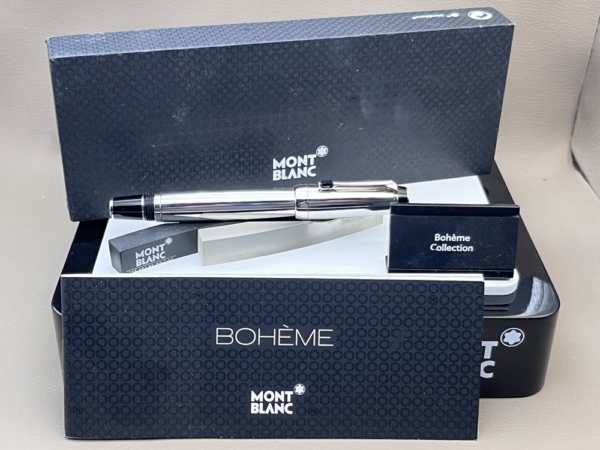 Montblanc Boheme Solitaire Steel Noir Füller - Montchrono