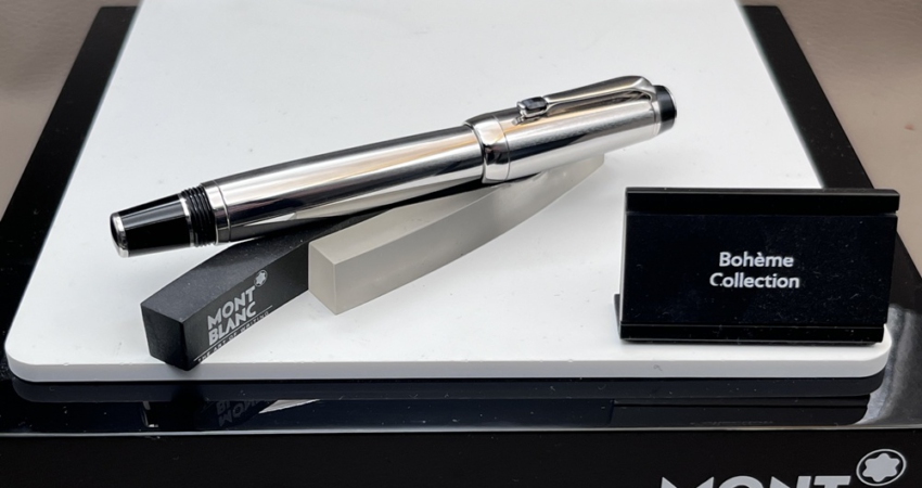 Montblanc Boheme Solitaire Steel Noir Rollerball - Fineliner - Montchrono