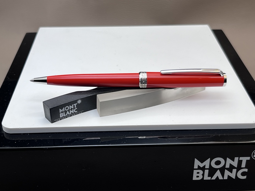 Montblanc PIX Serie Kugelschreiber rot - platinum - Montchrono