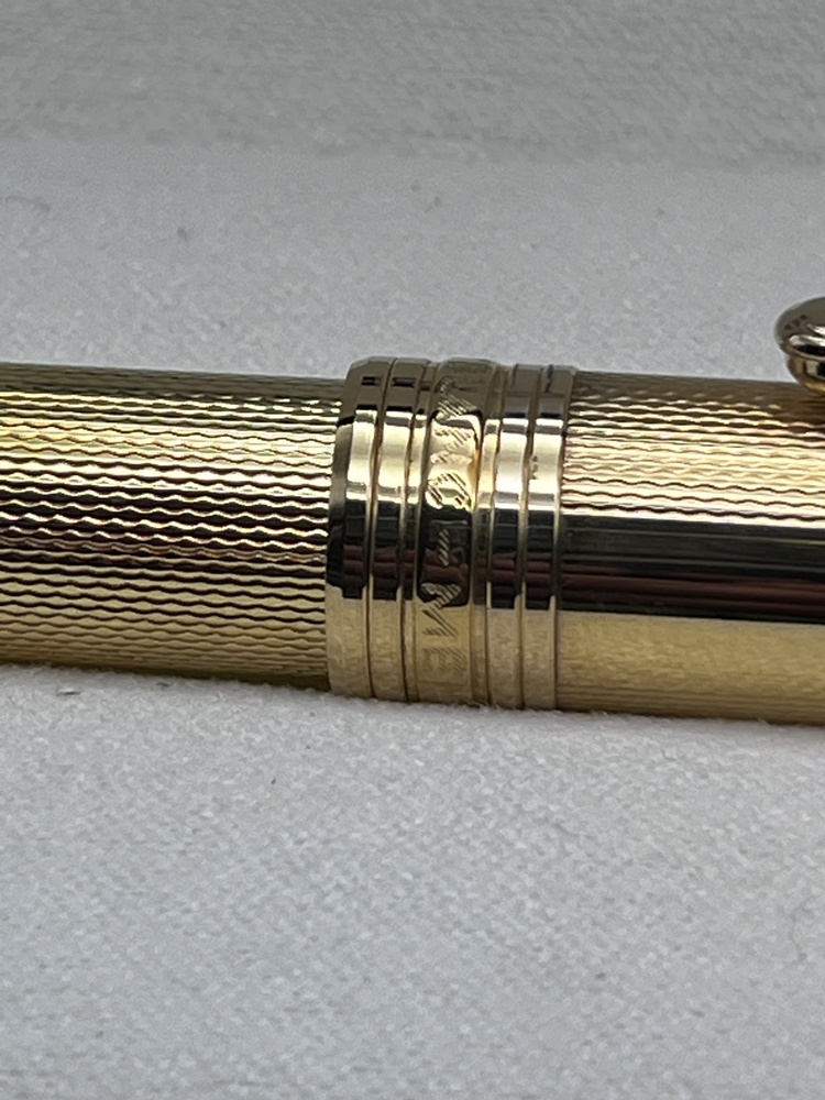 MONTBLANC MEISTERSTÜCK 164 Solitaire Feinkorn Kugelschreiber wie Neu unbenutzt