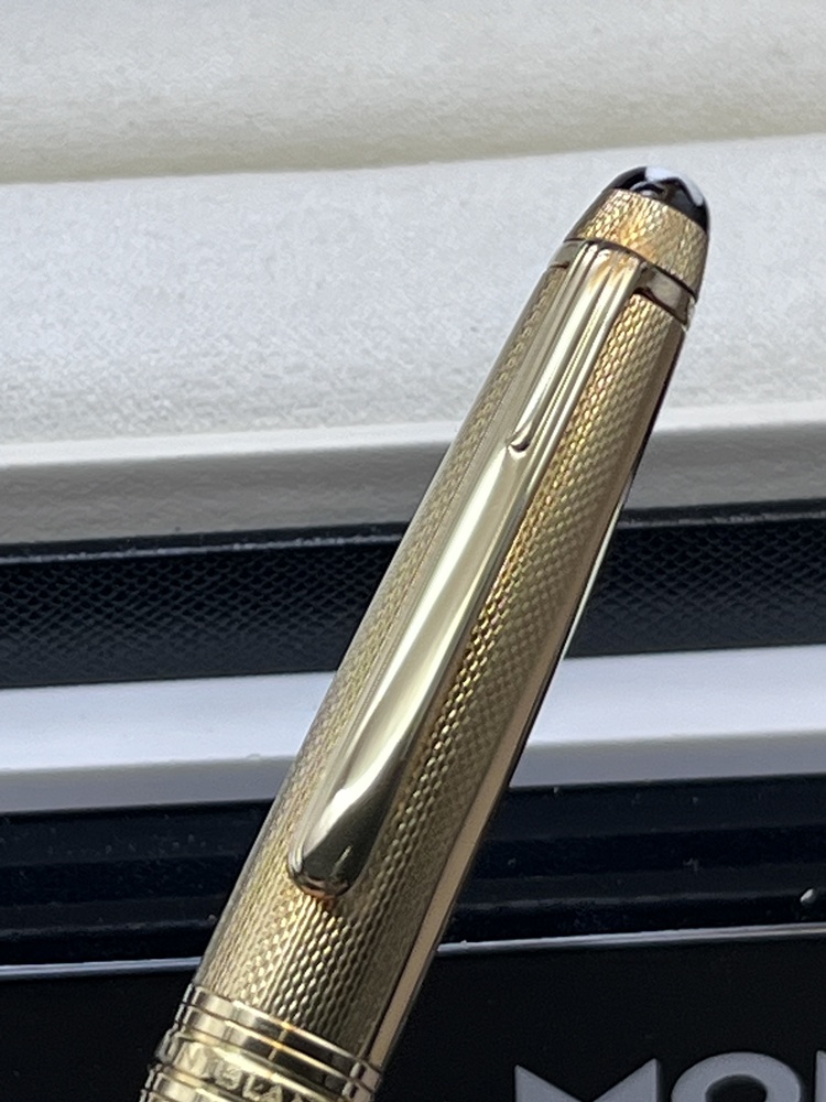 MONTBLANC MEISTERSTÜCK 164 Solitaire Feinkorn Kugelschreiber wie Neu unbenutzt