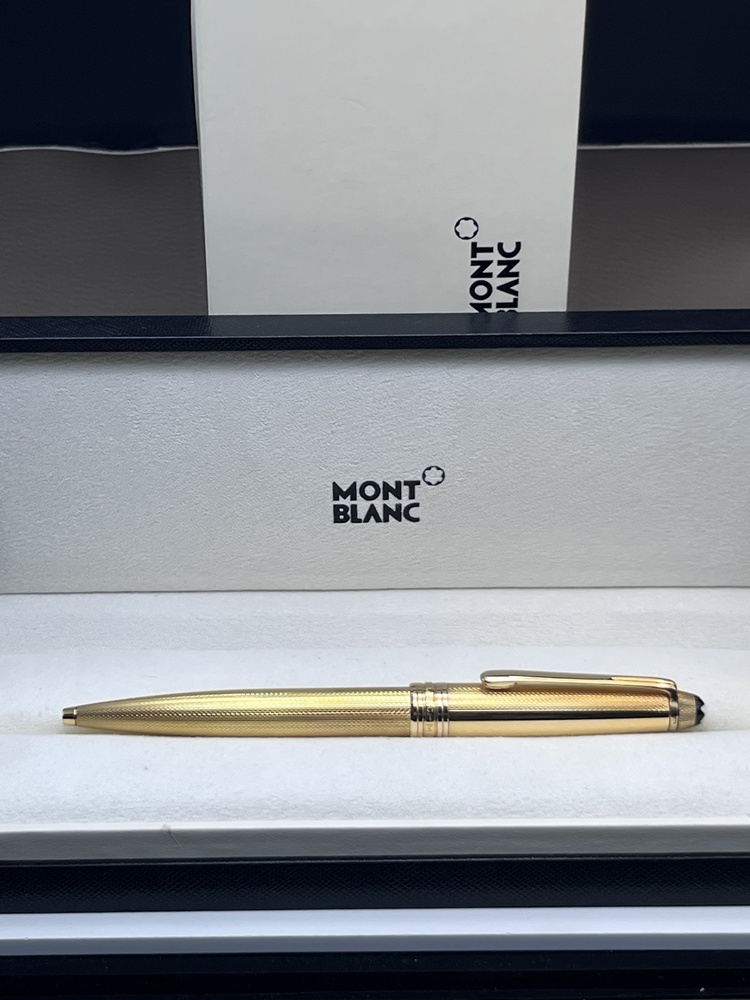 MONTBLANC MEISTERSTÜCK 164 Solitaire Feinkorn Kugelschreiber wie Neu unbenutzt