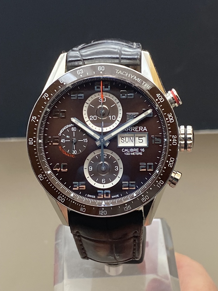 TAG HEUER Carrera Automatic Calibre 16 CV2A1S FC6236 sehr schöner Zustand - Montchrono