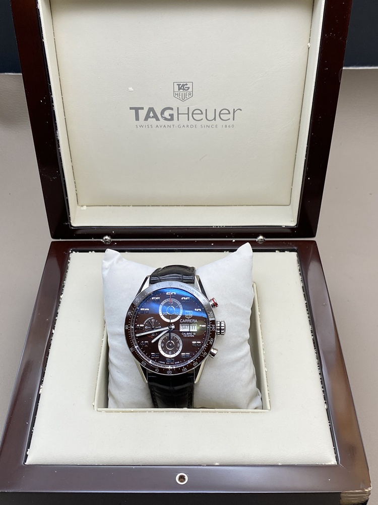 TAG HEUER Carrera Automatic Calibre 16 CV2A1S FC6236 sehr schöner Zustand - Montchrono