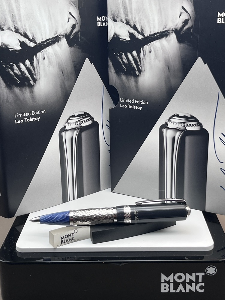 MONTBLANC Writers Edition 2015 Leo Tolstoy Kugelschreiber - Full Set - ID 111050 - Montchrono