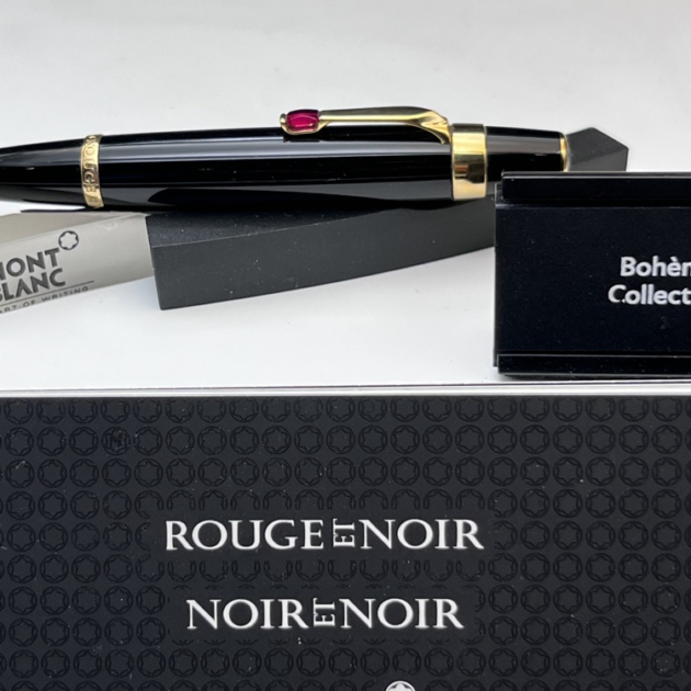 MONTBLANC Boheme Rouge et Noir Kugelschreiber "der Echte" sehr selten