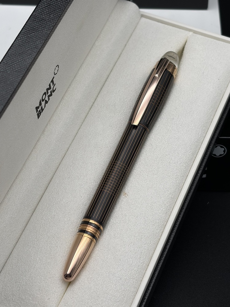 MONTBLANC Starwalker Red Gold Metal Rollerball - Fineliner Full Set