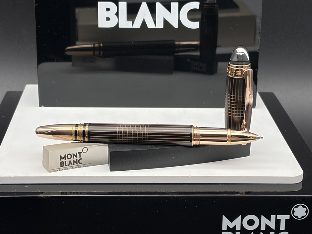 MONTBLANC Starwalker Red Gold Metal Rollerball - Fineliner Full Set