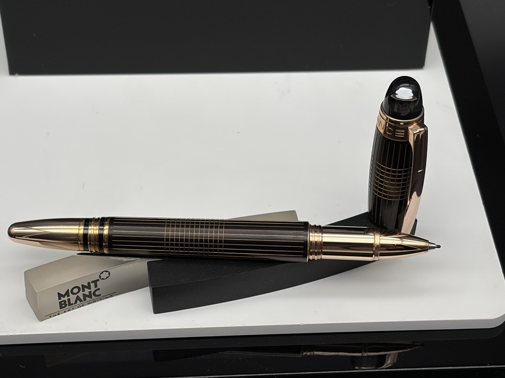 MONTBLANC Starwalker Red Gold Metal Rollerball - Fineliner Full Set